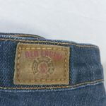 Red Engine  Cropped Dark Wash Jean's Size 29 Photo 4