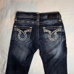 Big star  Dark Blue Skinny Jeans with Embellished Pockets Photo 1