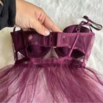 Victoria's Secret  Maroon Lace Babydoll Lingerie Top Women's Size 34C Photo 10