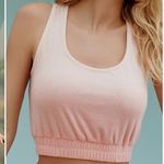 Anthropologie  Sunday In Brooklyn Scoop Neck Terry Cropped Top Size L NEW Photo 4