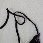 Free People  daisy babe halter tank top purple floral crop top xs tie Photo 6