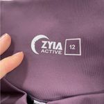 Zyia  Active Purple High Waisted Cropped Leggings Yoga Pants 12 Photo 5