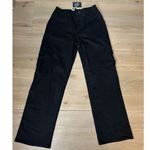 NEW Cargo Pants High Waisted Wide Leg Y2K Streetwear M Black Size M Photo 5