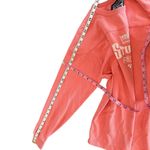 Stüssy Stussy Athletics Vintage Crown Logo Boxy Oversized Sweatshirt Coral White Small Photo 12