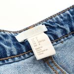 H&M  Distressed High-Rise Button Fly Shorts | Size 8 Photo 3