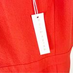 Trina Turk Golda Orange Tomato Front Pleated Pants Side Pockets Jumpsuit Size 12 Photo 5