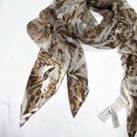 Chico's NWT Chico’s Tropical And Leopard Print Scarf Photo 8