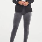Spanx Velvet Leggings Silver Chrome Gray- Size Small Photo 1