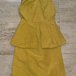 G.V.G.V. Sleeveless Scoop Neck Open Back Yellow‎ Dress Made In Japan 34 Yellow Size undefined Photo 0
