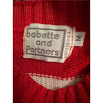 Babette and Partners Vintage Patriotic Striped Crewneck 100% Cotton Made in USA Red Size undefined Photo 11