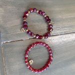 Erimish 2 Red Stretch Bracelets Photo 0