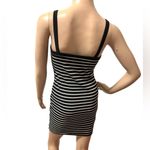Black & White Striped Mini Dress Size M Photo 2