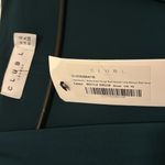 Plunge Neck Ruched long Sleeve Dress Green Size 6 Photo 4