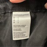 American Eagle American‎ Eagle Hi Rise A Line Mini Skirt Black Denim Casual Festival Women's 2 Photo 4