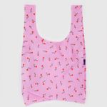 Baggu Standard Reusable Tote Bag in Painted Wildflower Print Folds to 5x5” NWT Photo 0