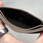 Saint Laurent  YSL Monogram Logo Quilted Grained Leather Card Holder Taupe Gold Photo 6