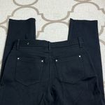 Chico's  Ponte knit So Slimming Jeggings Black Solid Stretch Pants, Size 2 short Photo 1