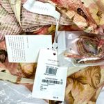 Zimmermann Golden Belted Strapless Linen Jumpsuit Pink Rose Floral US 6 NWT Photo 4