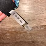 VSX Black and Teal Patterned Sports Bra Size undefined Photo 2