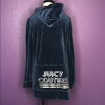 Juicy Couture  Velvet Navy Blue Logo Jacket Size L Photo 1