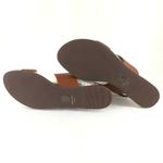 Massimo Matteo Womens Sandals Strappy Leather Open Toe Brown Size 10 Photo 3