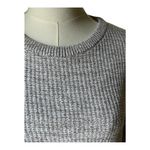 Cotton On Small Crewneck Gray Tan Heather Knit Sweater Photo 5