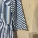 Tuckernuck Royal Shirt Dress in Blue Stripe Size Medium Photo 4