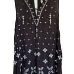 Free People Intimately  Black Tank Flowy Cut Out V Neck Sequin Romper‎ X Small Photo 0