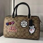 Coach Disney X Rowan Satchel In Signature Canvas With Patches CC149 Photo 0