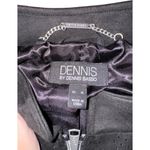 Dennis Basso  Perforated Faux Suede Jacket Black X-Large NWOT Eyelet Lined Photo 8