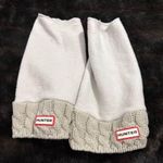 Hunter  boots tan sweater top boot socks XL Photo 0