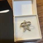 E.M. Star Ring 925 Silver 1802 Photo 7