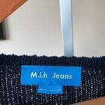 Anthropologie Mih jeans Simmi made in Portugal chunky knit striped oversized poncho. M/L Photo 3