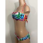 Nanette Lepore New. tropical bandeau bikini set. Retails $174. Large Photo 10