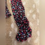 & Other Stories Paris Atelier & Other Stories blue red scallop edge strawberry wrap blouse Photo 4