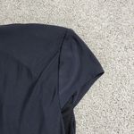 Peck & Peck Dress Women 14 Black Green Floral Cap Sleeve Bodycon Formal Career Photo 7