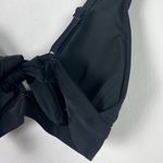 Aerie NWT Tie Back Triangle Bikini Top Swim Black Size Medium M NEW Photo 9