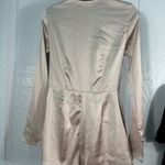 Cotton Candy LA Nasty Gal Beige Romper Size Small EUC Photo 6