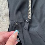 SUSAN ROSELLI Vintage 90s Black Velvet Backless Leg Slit Long Formal Gown Dress Size 6 Photo 10