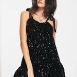 Free People Nova embellished mini dress in black Photo 0