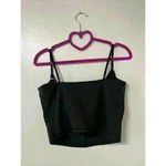 SKIMS  Fits Everybody Crop Cami Onxy Size Large new sealed Photo 1