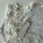 Monique Lhuillier BHLDN  White Lace‎ Mini Dress 2 NWT Photo 6