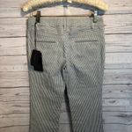 NWT Barbara Bui Pinstripe cotton blend Pant White Size 4 Photo 3