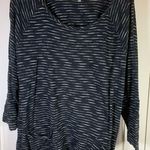 Habitat Casual Lagenlook Top Womens XXL Artsy Boho Mature Comfort‎ Coastal Black Photo 0
