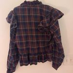 BLANK NYC  flannel blouse longsleeve size L Photo 4