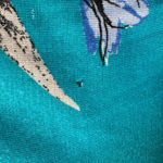 Apt. 9  Women’s Small‎ Blue Floral Twist Front Blouse Top Short Sleeve Keyhole Tee Photo 7