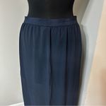 H&M Navy Sheer Maxi Skirt in Size 12 Photo 4