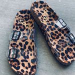 Ccocci Leopard Clear Straps Slip On Slides Photo 6