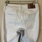 Bob Timberlake  Jeans White Embroidered Ankle skinny Eyelet Cutout sz 4 Photo 3