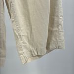 Torrid  Wide Leg linen blend cropped capri Pants Cream L 12 summer vacation work Photo 6